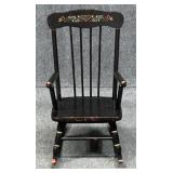 Painted Child's Rocking Chair