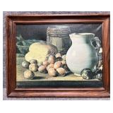 Still Life Print on Canvas by Luis Egidio Melendez