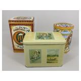 Metal Tins|3 pc