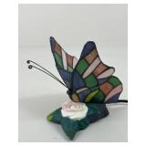 Stained Glass Butterfly Lamp