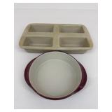 The Pampered Chef Stone Bakeware|2 pc