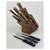 Chicago Cutlery+ Knife Assortment W/ Block|12 pc