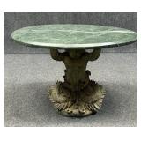 Accent Table w/Cherub Base & Marble Top
