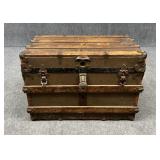 Antique Wood Trunk