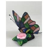 Stained Glass Butterfly Lamp