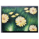 Daisy Original Painting on Canvas Unsigned