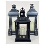 LED Flameless Lanterns NIB|3 pc