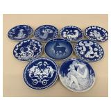 Royal Copenhagen Decorative Plates|9 pc