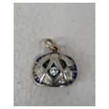 Freemason Charm w/ Diamond