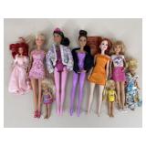 Barbie Dolls w / Clothes & Accessories