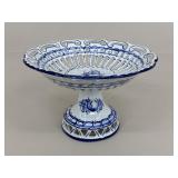 Ceramic Fruit Pedestal Bowl