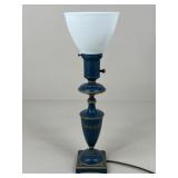 Painted Metal Lamp
