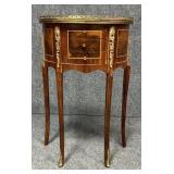 Demilune Console w/ 3 Drawers