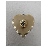 M14KM Gold Heart Charm