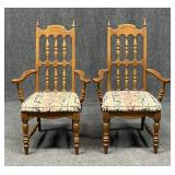 Pair of Dining Arm Chairs