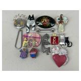 Assorted Brooches / 12 pc