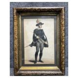 Vintage Hand-colored Litho