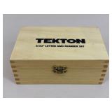Tekton 5/32' Letter & Number Set