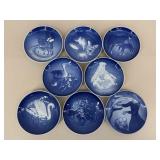Royal Copenhagen Decorative Porcelain Plates|8 pc