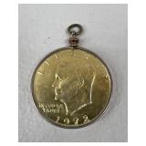 1972 Liberty Dollar Coin Pendent