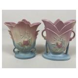 Pair Of Vintage Hull Vases