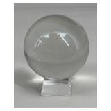 Crystal Ball On Clear Base
