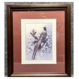 Vintage Pheasant Print by TC Chin