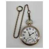 10 k Gold Filled 17 Jewels Pocket Watch