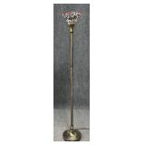 Floor Lamp w / Stained Glass Shade