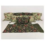 Borgata Accent Pillows & Table Runner|8 pc