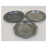 Metalia Peltro Pewter Serving Platters|3 pc