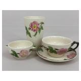 Franciscan 'Desert Rose' Cup & Saucers+|18 pc