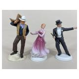 Avon 'Images Of Hollywood' Porcelain Figures|3 pc