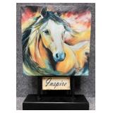 'Inspire' Print on Canvas Stand by Marcia Baldwin