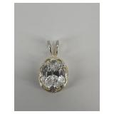 Sterling Silver & Gemstone Pendant