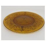 Indiana Glass Amber Serving Platter