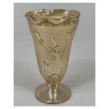 Colored Floral Glass Vase
