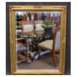 Gold Tone Framed Mirror