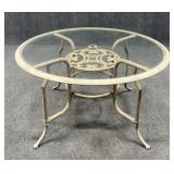 Metal & Glass Patio Table