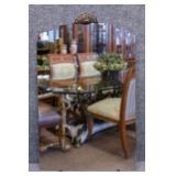 Wall Mirror with Scallops & Medallion