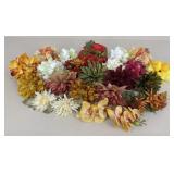 Artificial Floral Orbs & Napkin Rings|24 pc