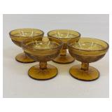 Vintage Indiana Glass Sherbet Cups|4 pc