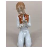 Herend 'Kneeling Magyar' Porcelain Figure