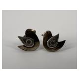 Sterling Silver Bird Earrings