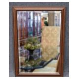 Carved Wood Framed Mirror