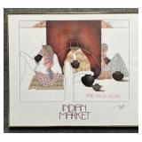 'Indian Market' Print signed Amado M. Pena Jr.
