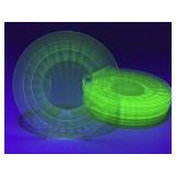 Vaseline Salad Plates|10 pc