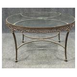 Metal & Glass Patio Table