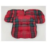 Plaid Seat Cushions / 3 pc