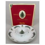 Spode 'Christmas Tree Garland' Chip & Dip